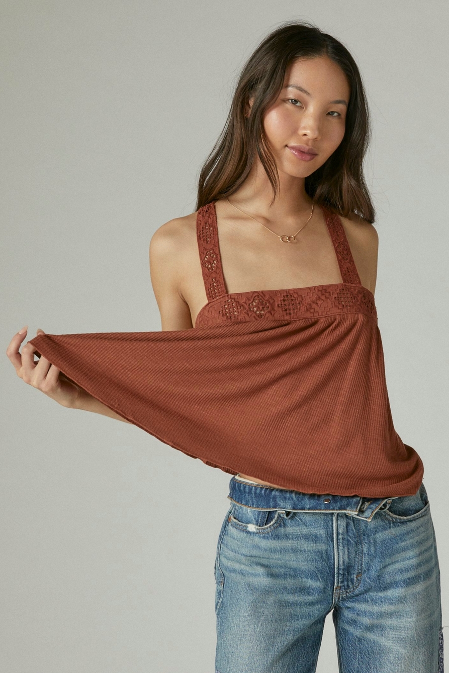 Lucky Brand Womens Puff Sleeve Ruched Square Neck Top : :  Clothing, Shoes & Accessories
