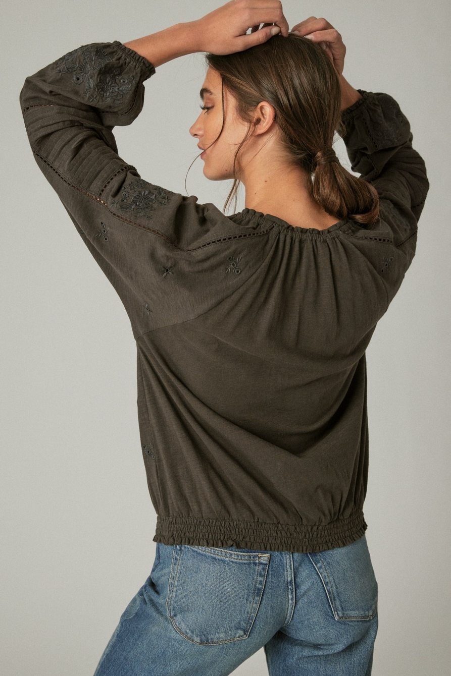 EMBROIDERED PEASANT TOP, image 4