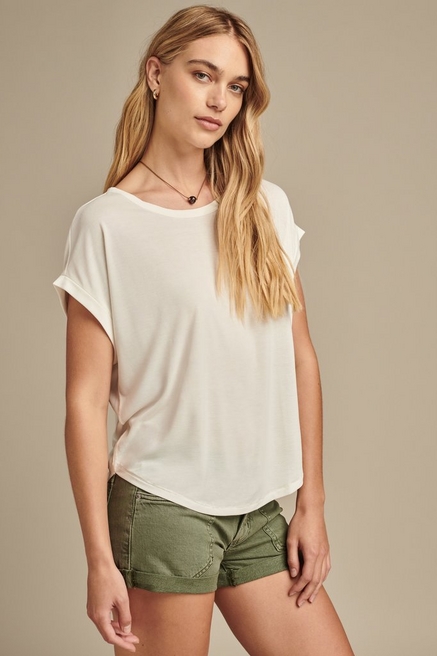 Lucky Brand Women's Sandwash Dolman Tee, Loden Green, X-Small : :  Clothing, Shoes & Accessories
