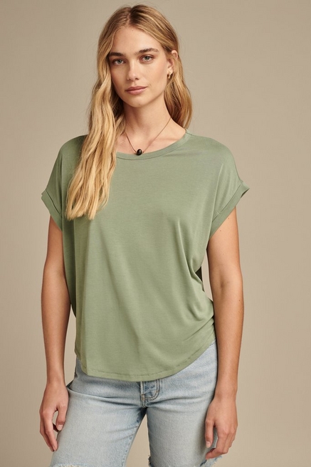 Lucky Brand Women's 3-Pack Crew Neck Tee Lightweight Ribbed Cotton Ble –  Letay Store