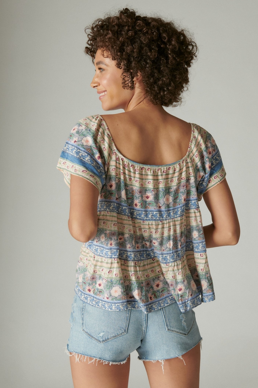 PRINT MIX SWING TIERED TOP, image 3