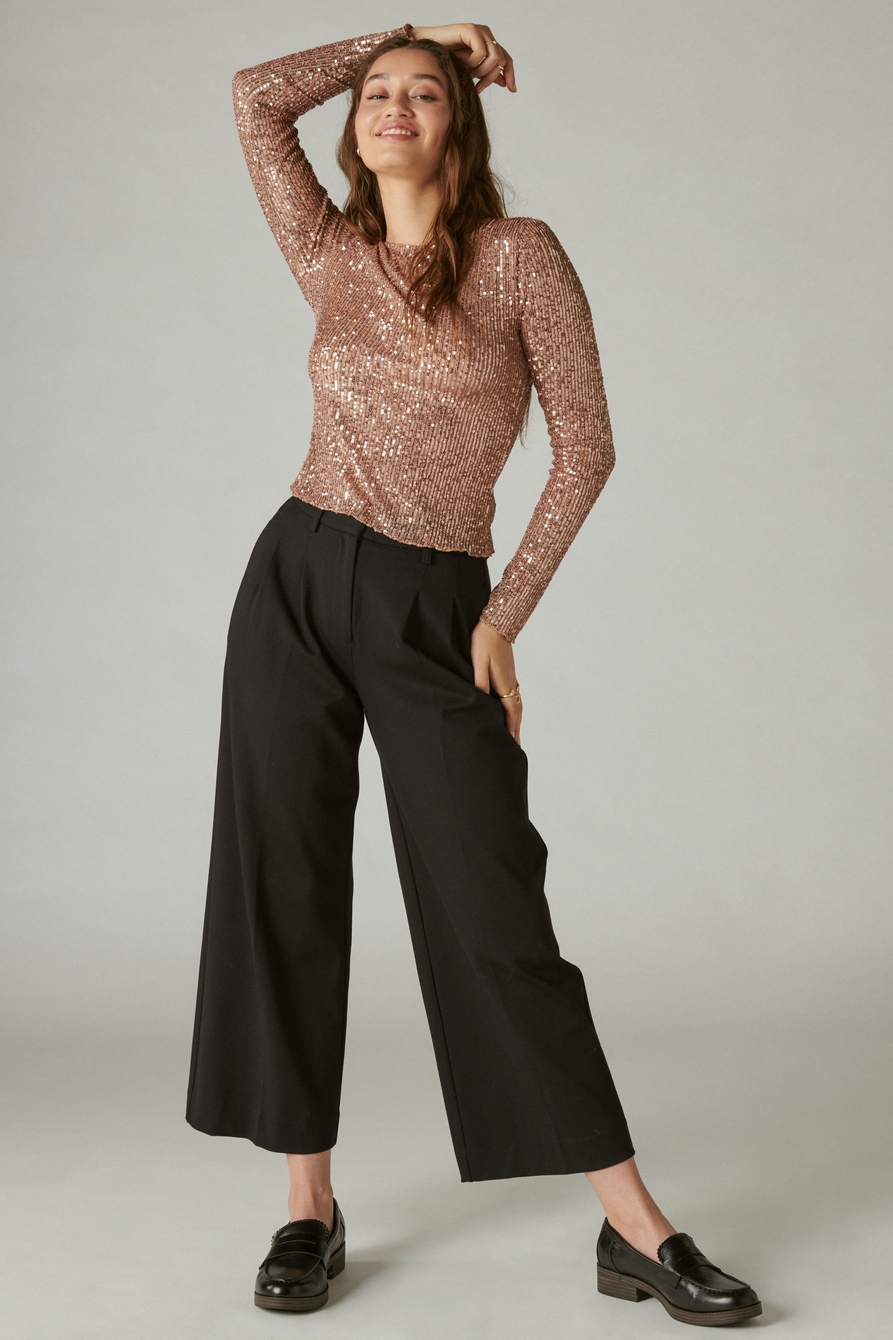 SEQUIN KNIT TOP, image 4