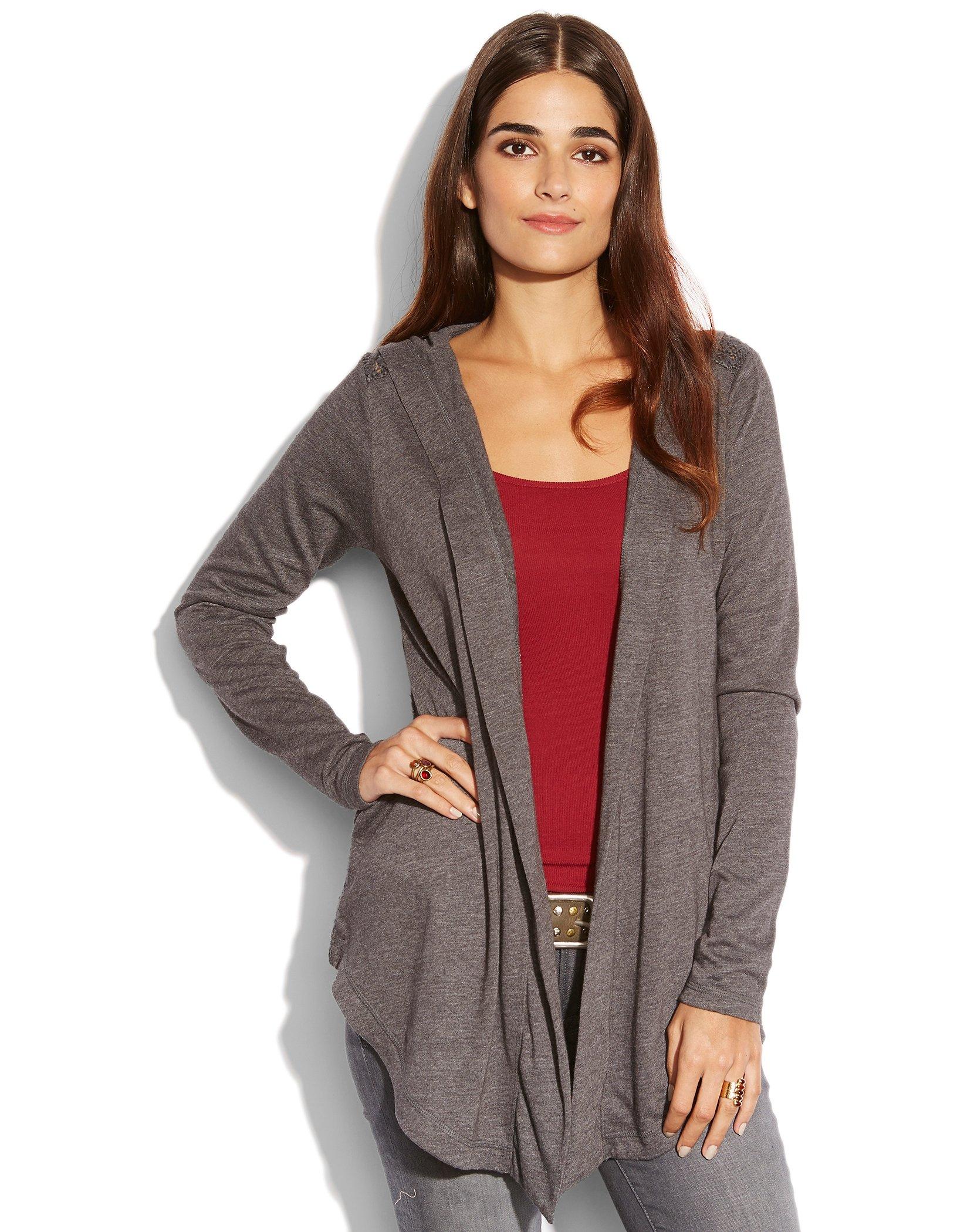 SWEATER BACK HOODIE | Lucky Brand