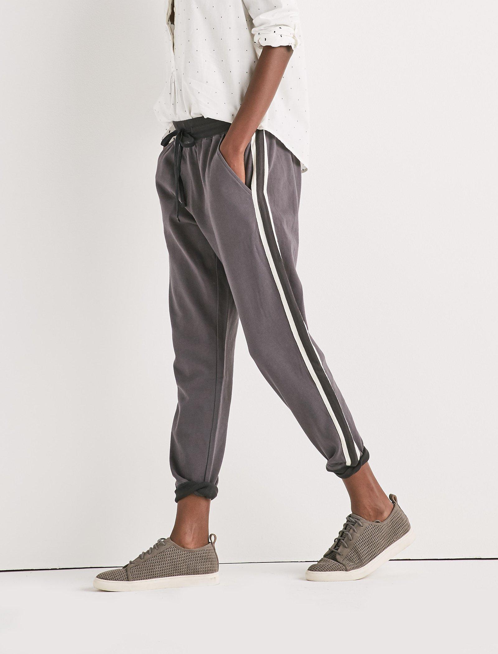 color block jogger pants