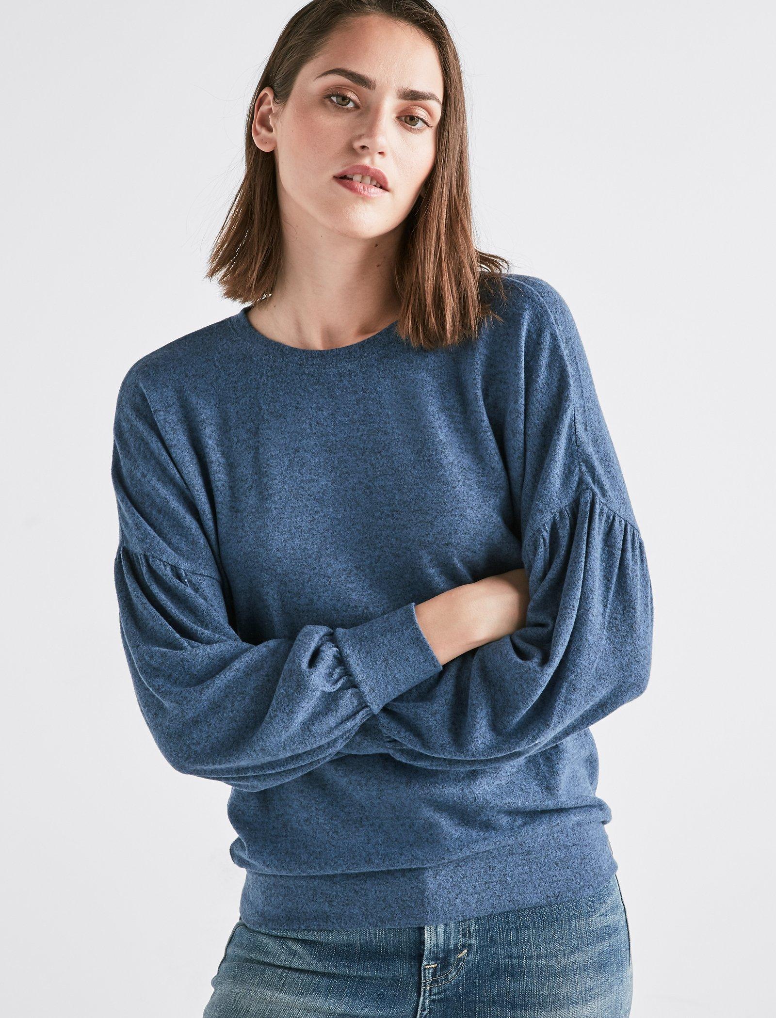 puff sleeve sweatshirts