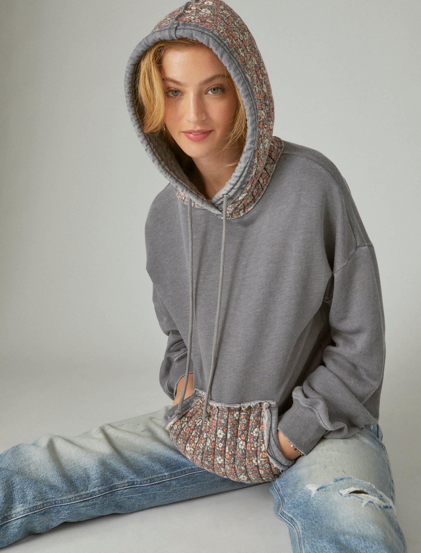 Outlet NEW Anthropologie x Othilia Quilted Patchwork Hoodie