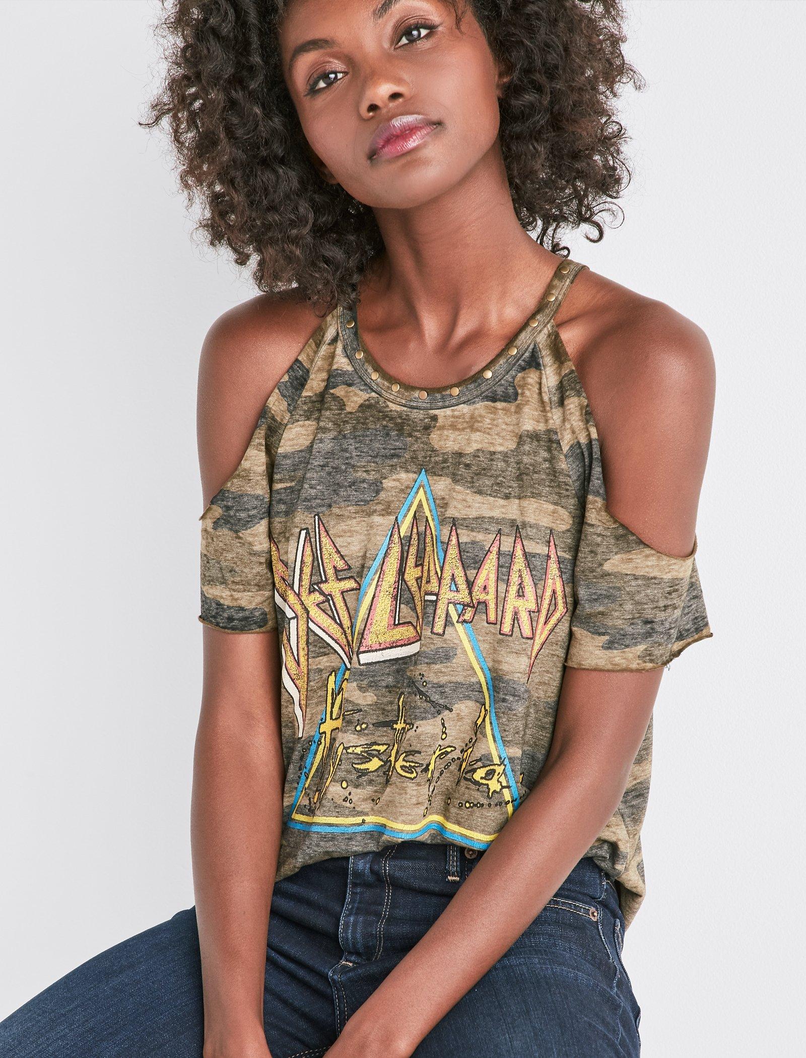 def leppard shirt womens