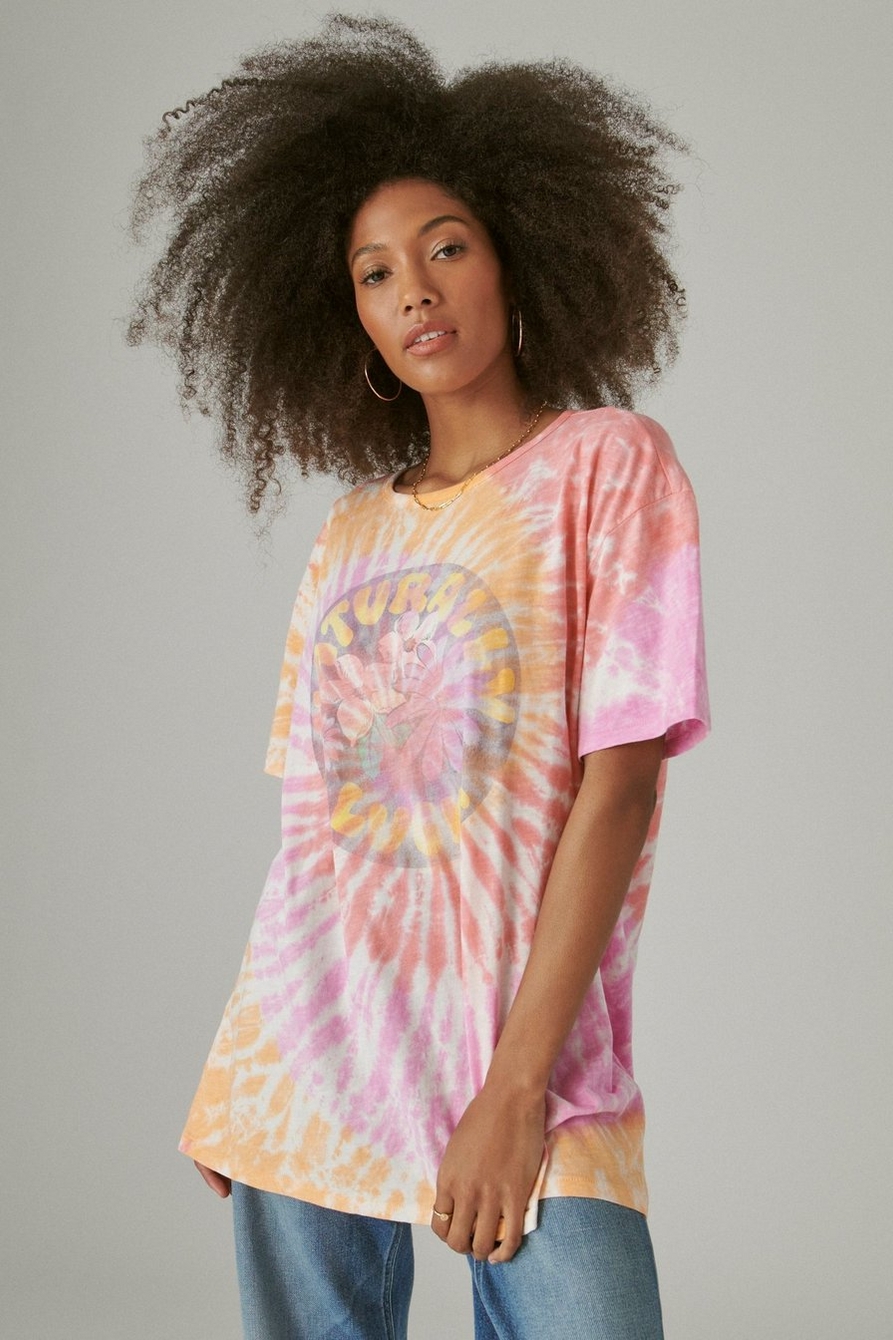 NATURALLY LUCKY OVERSIZED GRAPHIC CREW, image 1