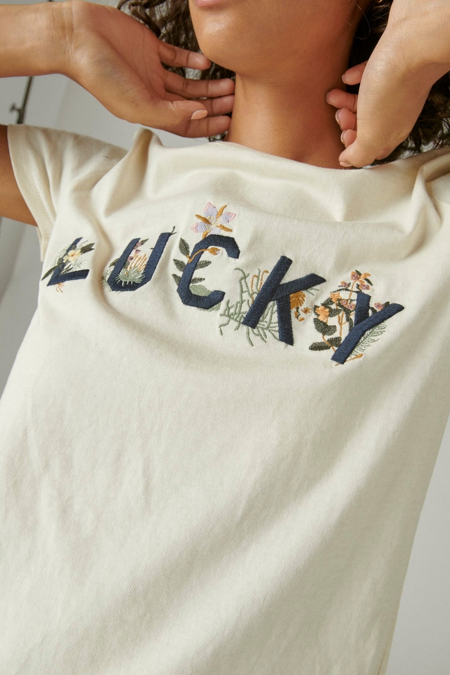 EMBROIDERED LUCKY CLASSIC CREW, image 5