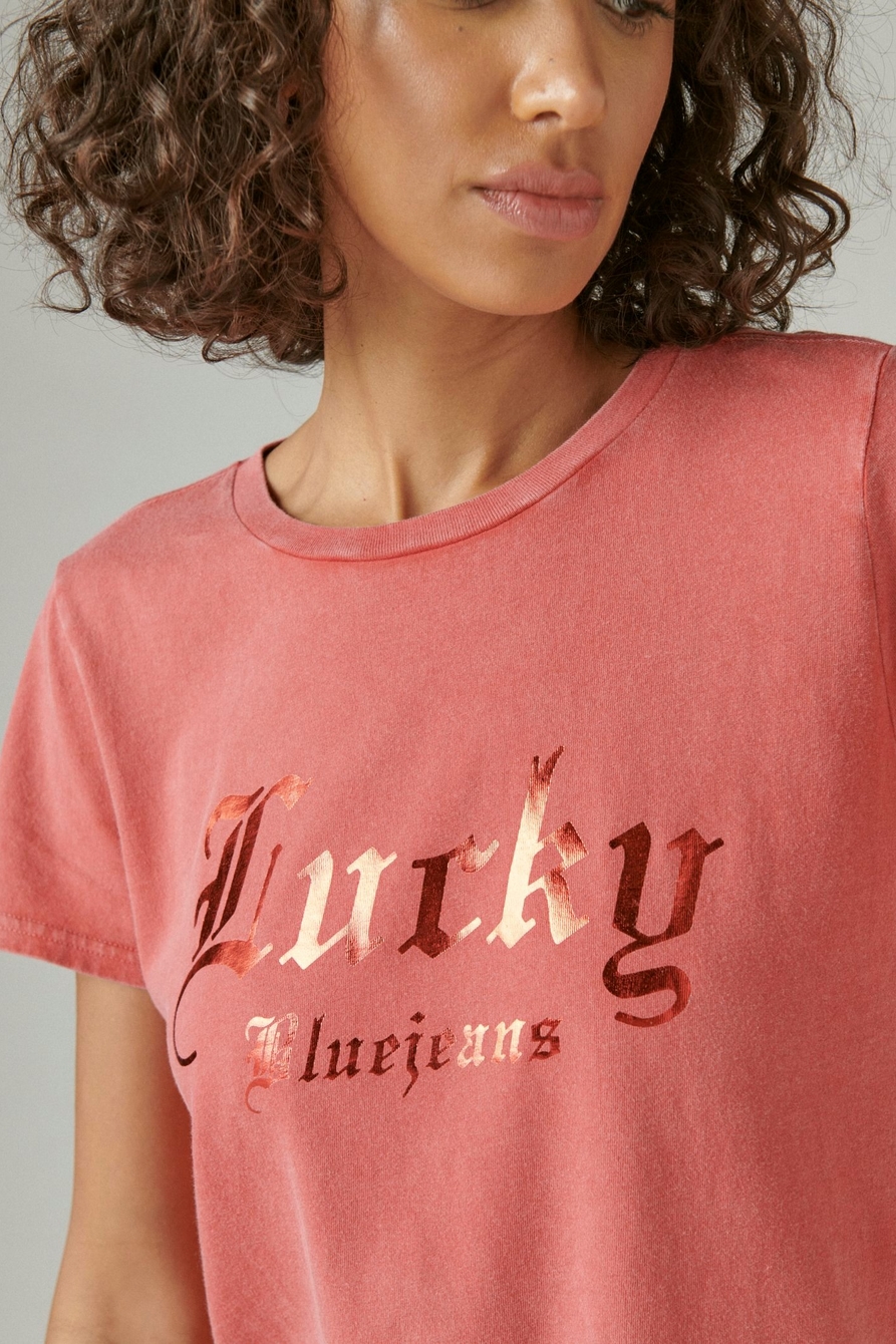 LUCKY BRANDED FOIL TEE, image 5