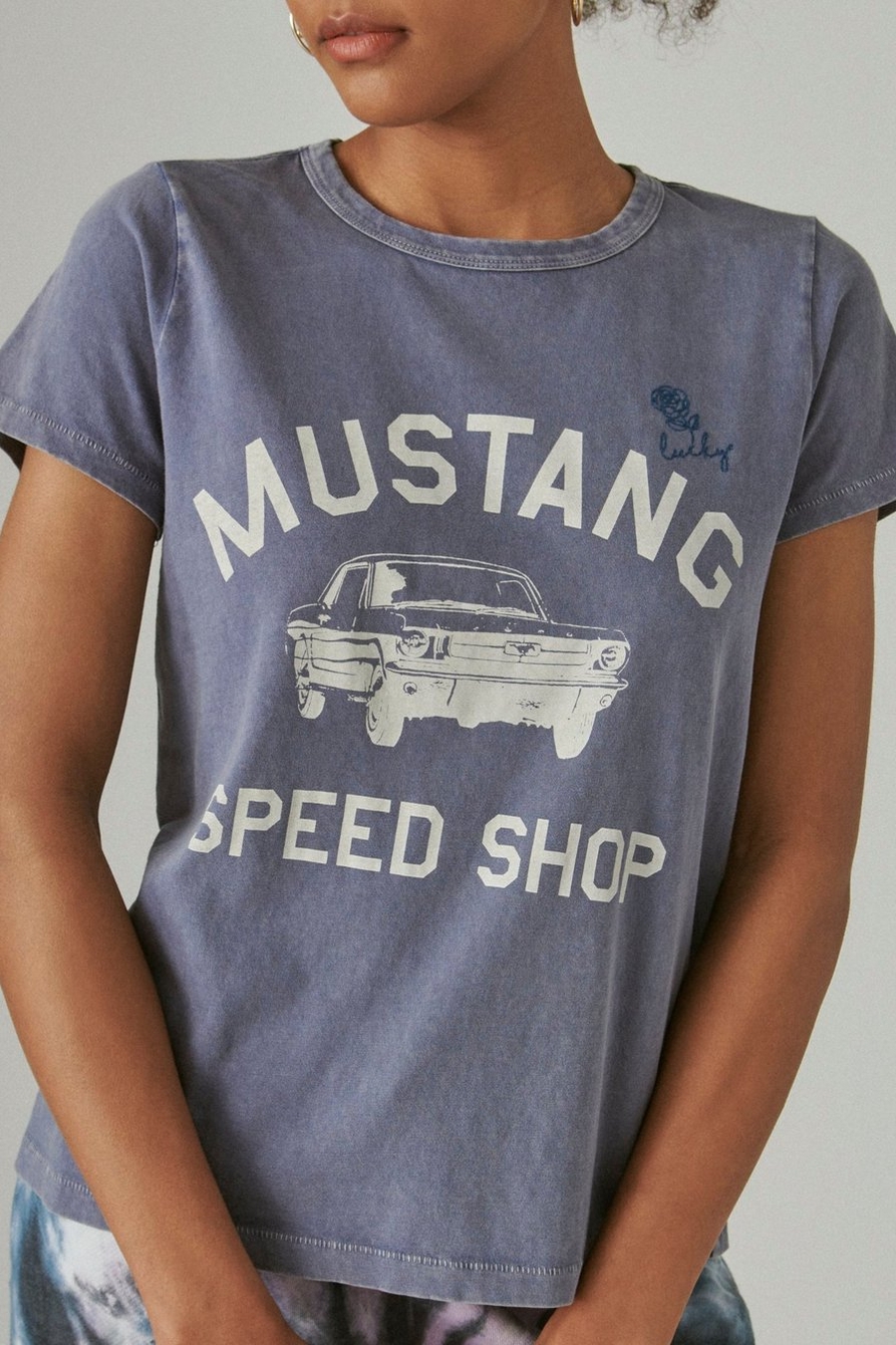 MUSTANG SPEED SHOP CLASSIC GRAPHIC CREW