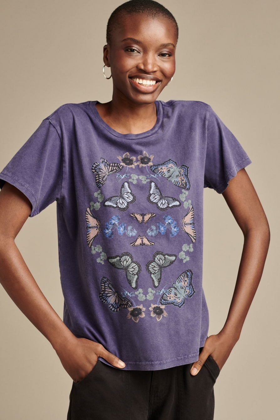 Lucky Brand Girl's Butterfly Shimmer Tee – PROOZY