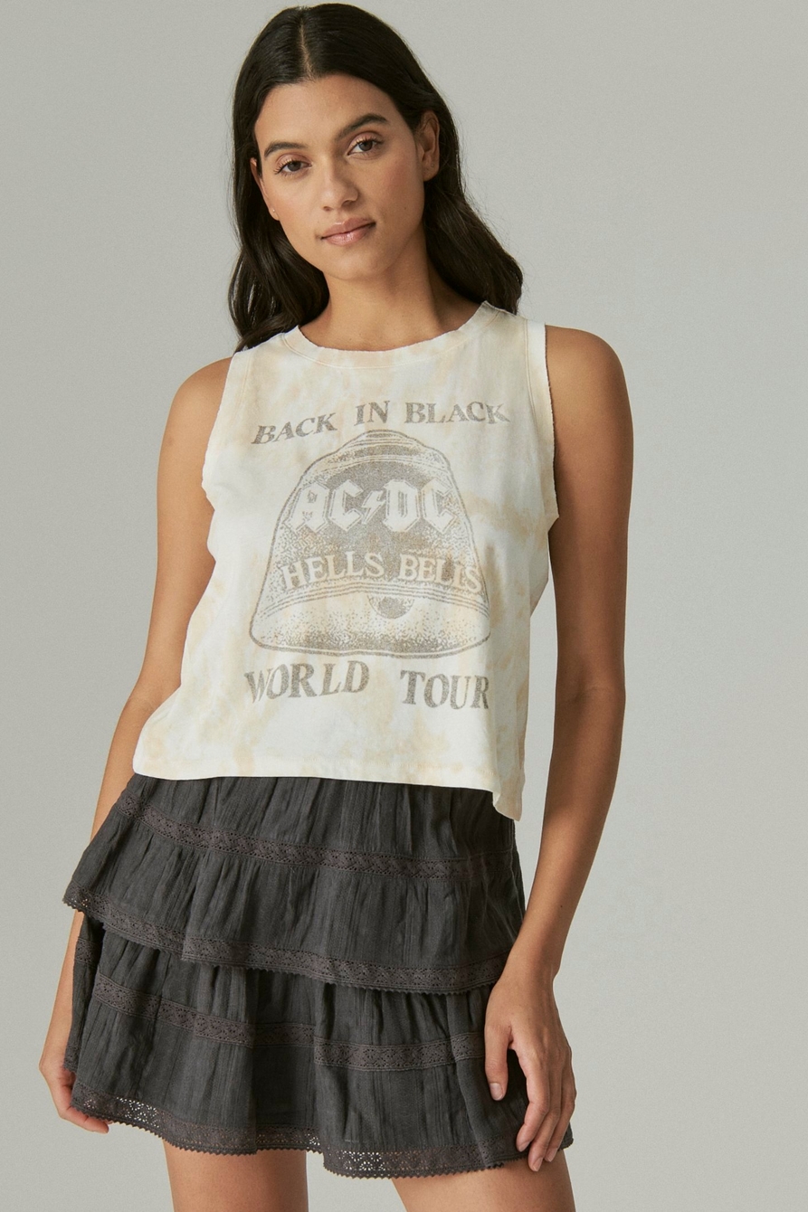 ACDC BACK IN BLACK MUSCLE TANK, image 1