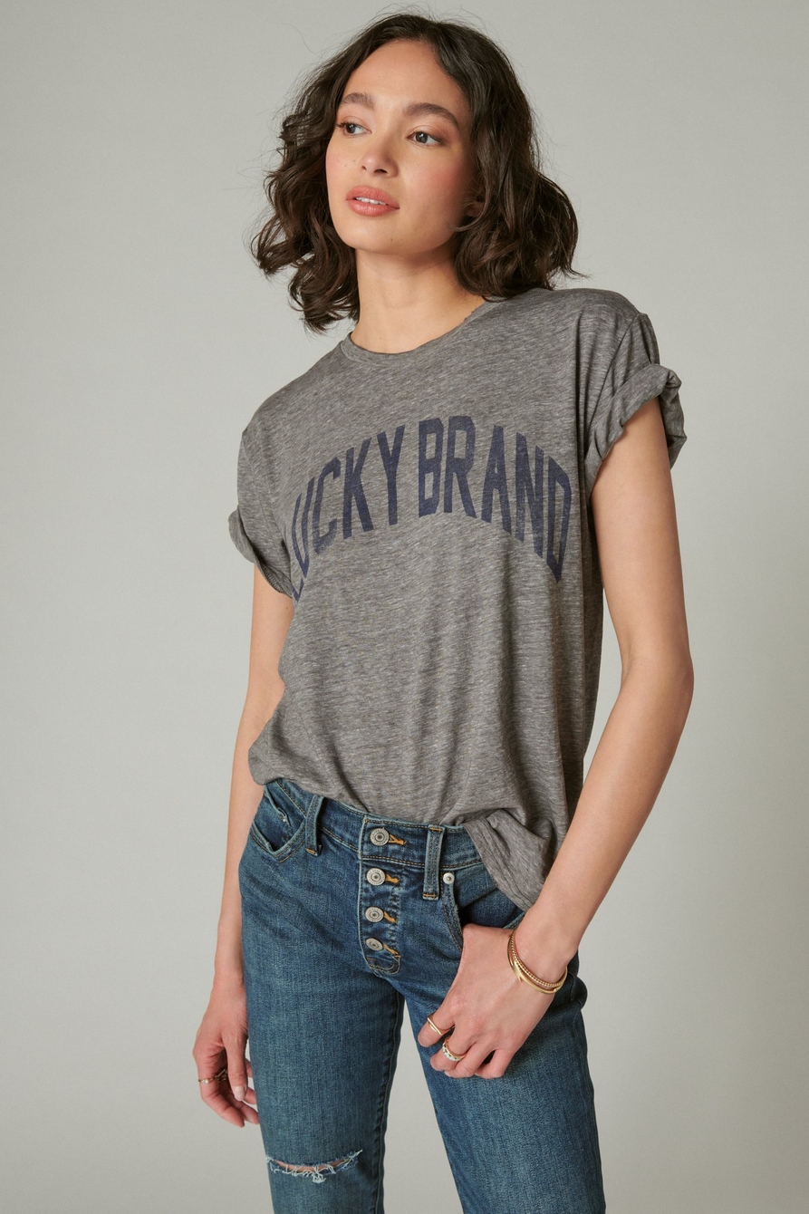 90'S ARCHED LUCKY BOYFRIEND TEE, image 2