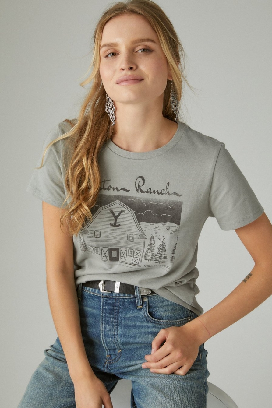 YELLOWSTONE DUTTON RANCH TEE, image 1
