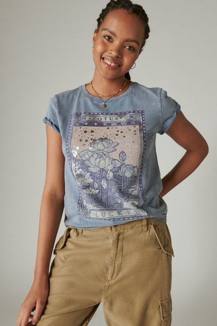 LUCKY Brand T Shirt Horoscope Graphics BLUE Tshirt - Women's Sz XL - Helia  Beer Co