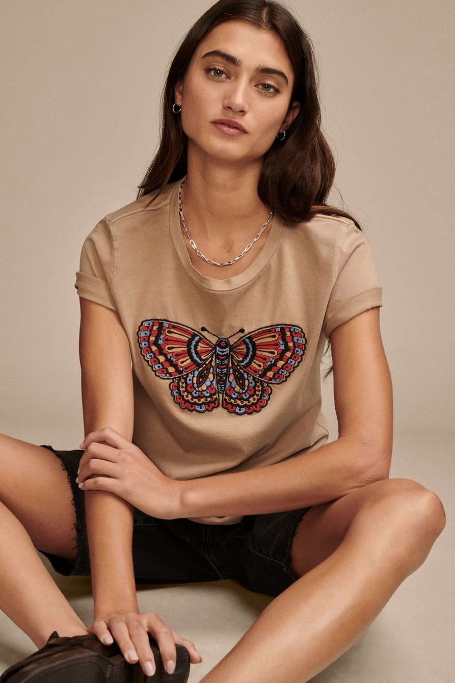 MULTI COLOR BUTTERFLY CLASSIC CREW, image 1