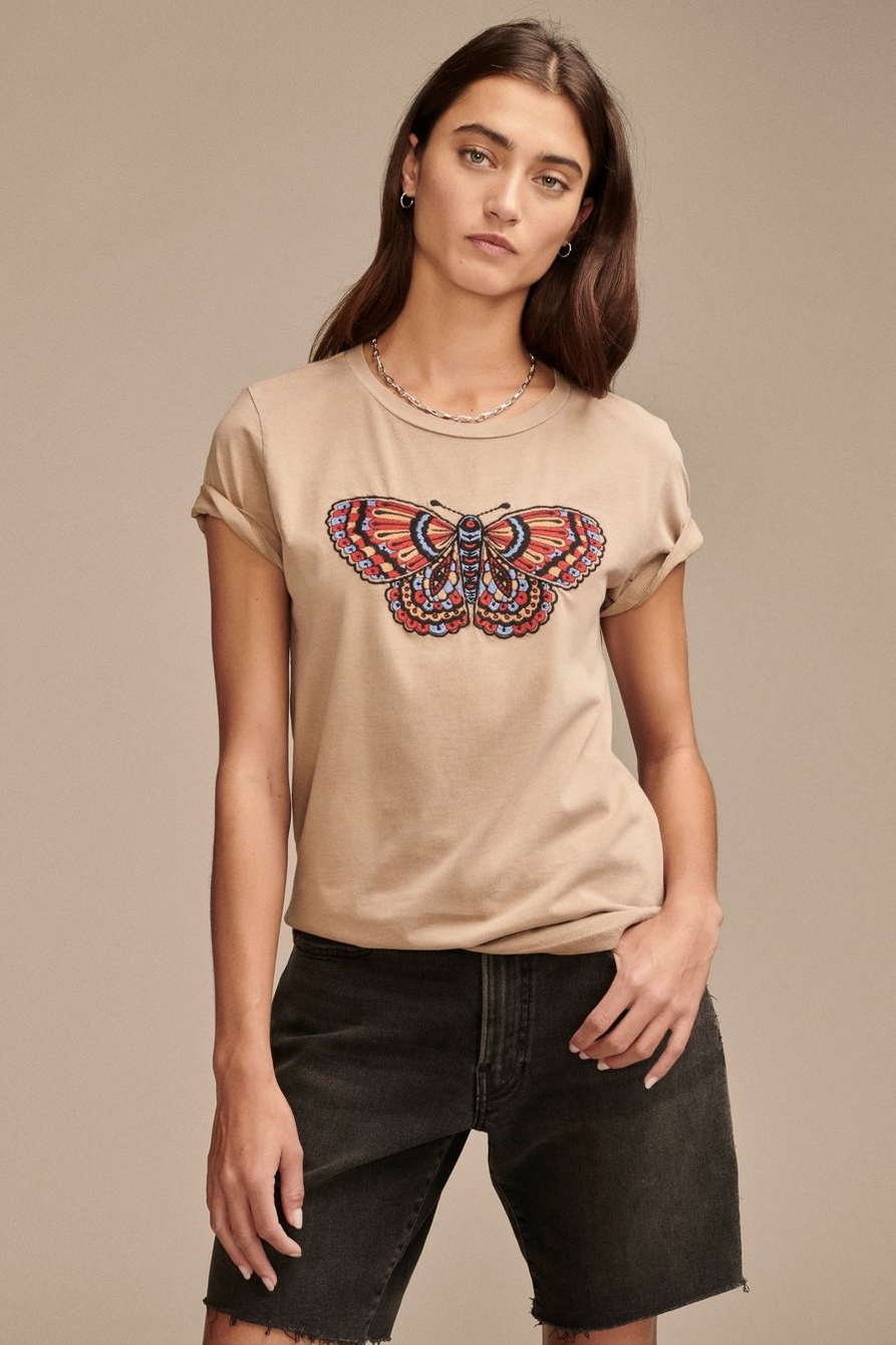 MULTI COLOR BUTTERFLY CLASSIC CREW, image 2