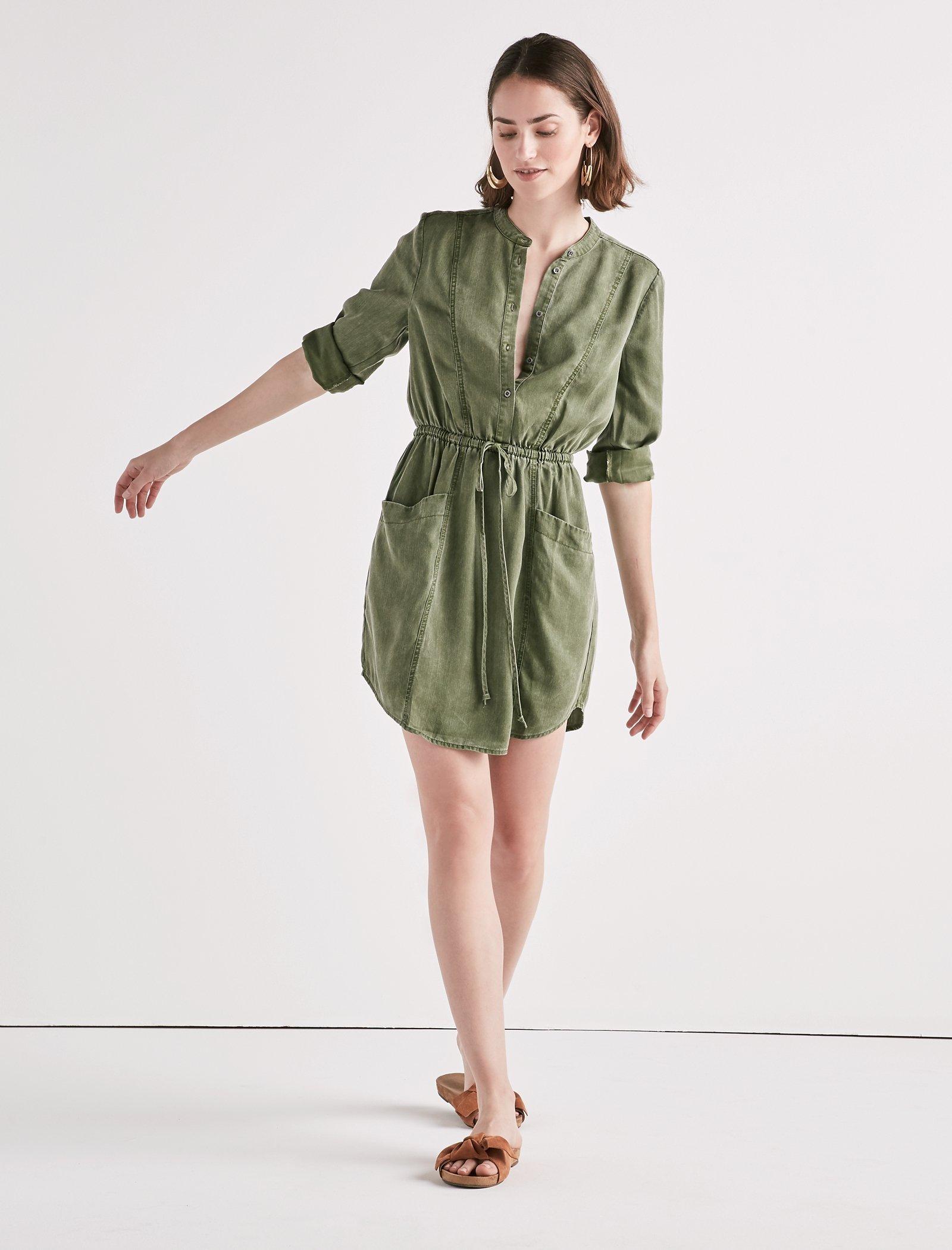 tencel shirt dress