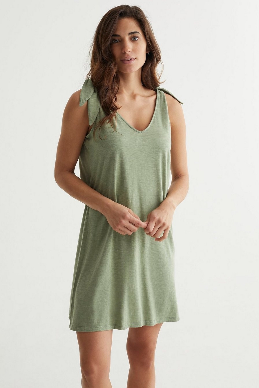 KNOTTED TANK DRESS, image 1