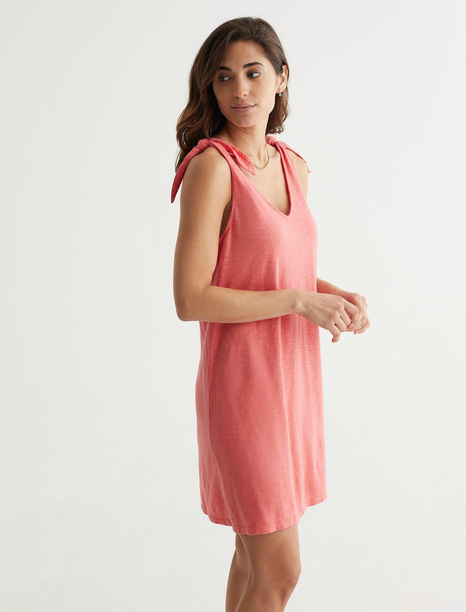 lucky brand knotted tank dress