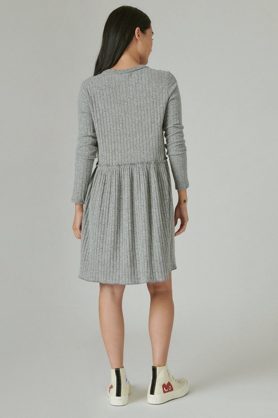 CLOUD JERSEY WIDE RIBBED DRESS, image 3