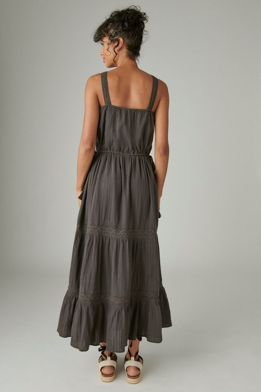 LACE TIERED MAXI DRESS, image 2