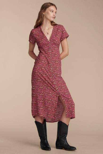 Lucky Brand Women's Crochet Maxi Dress, Gardenia, X-Small : :  Clothing, Shoes & Accessories