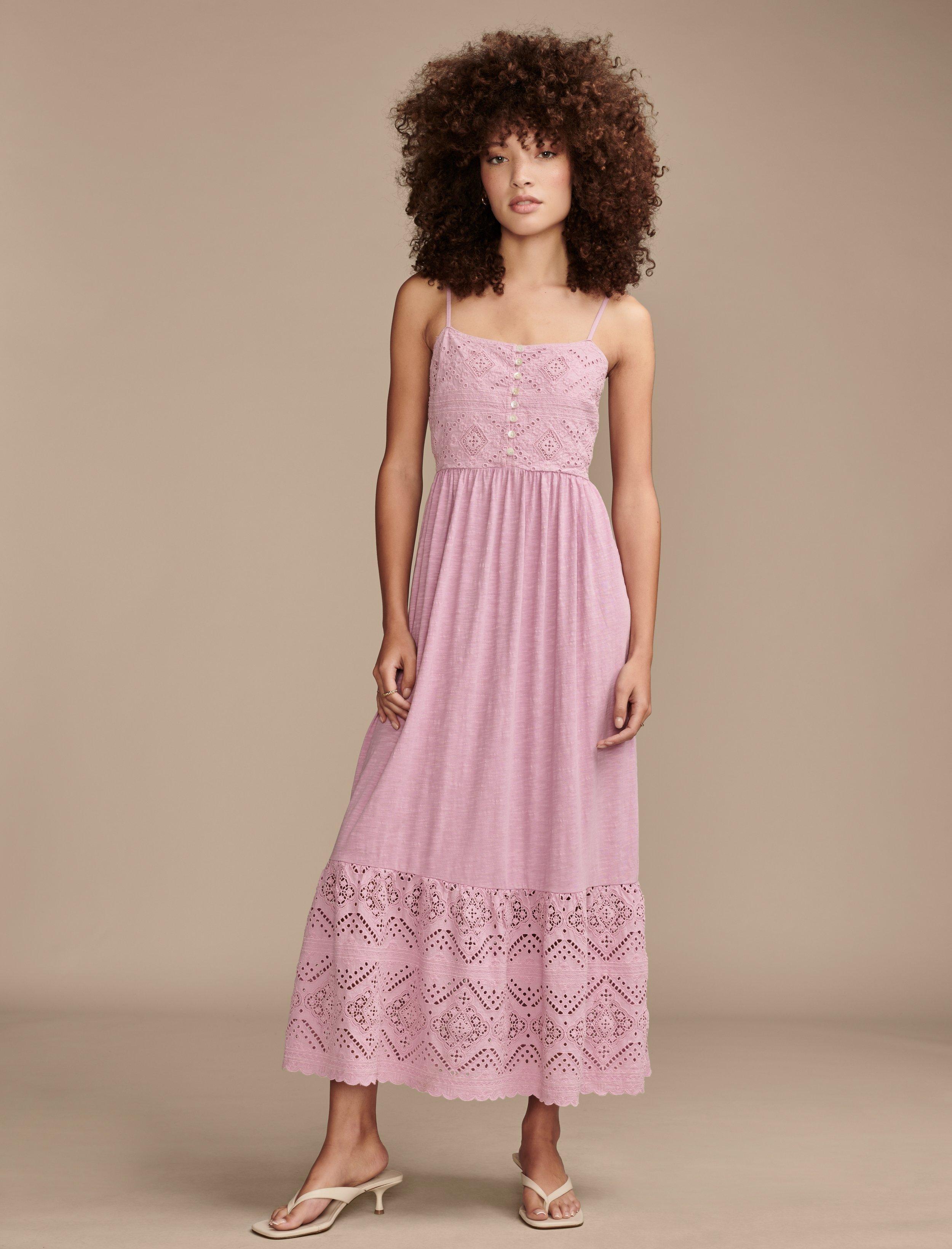 CUTWORK MAXI DRESS