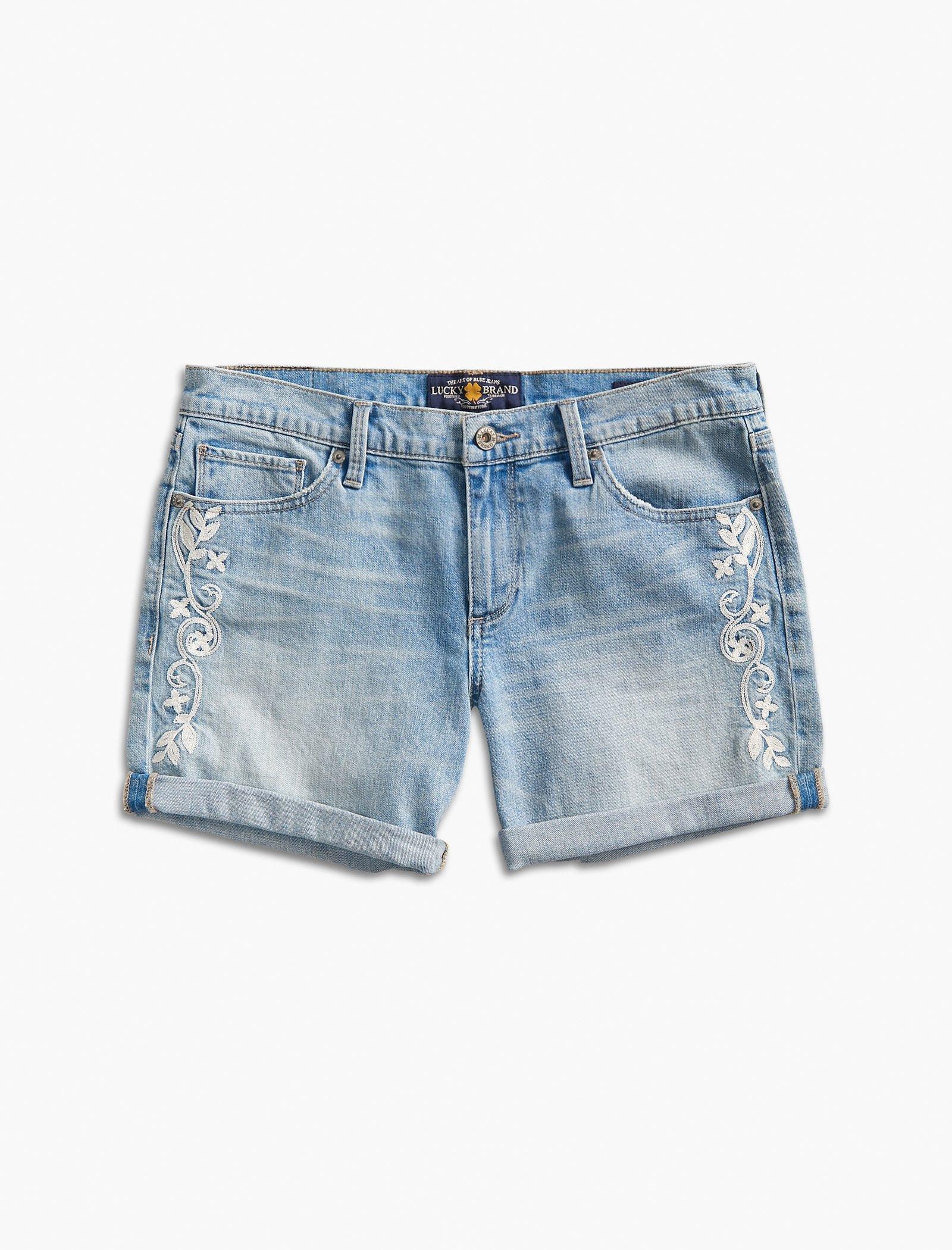 lucky brand roll up shorts