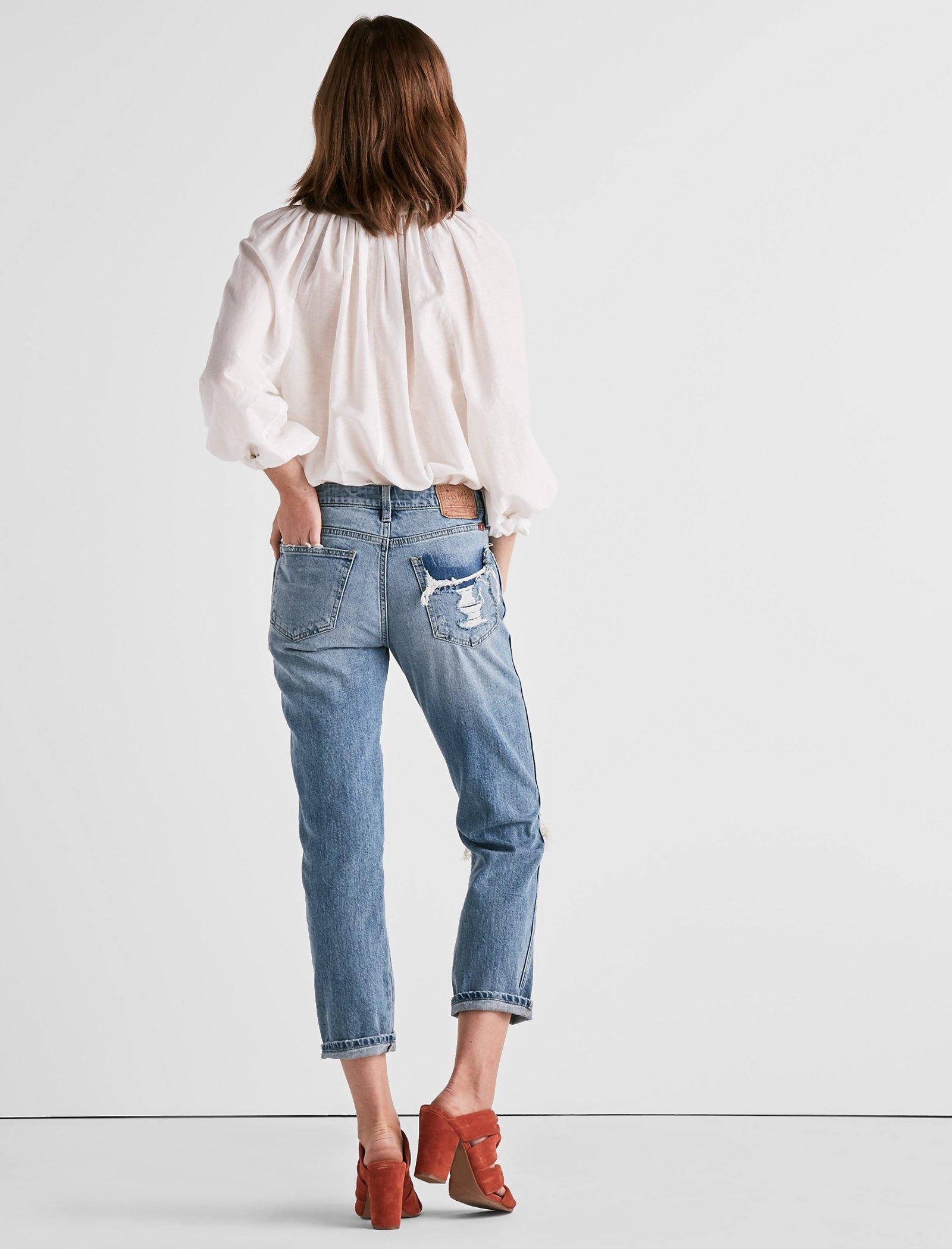 lucky brand high rise tomboy jeans