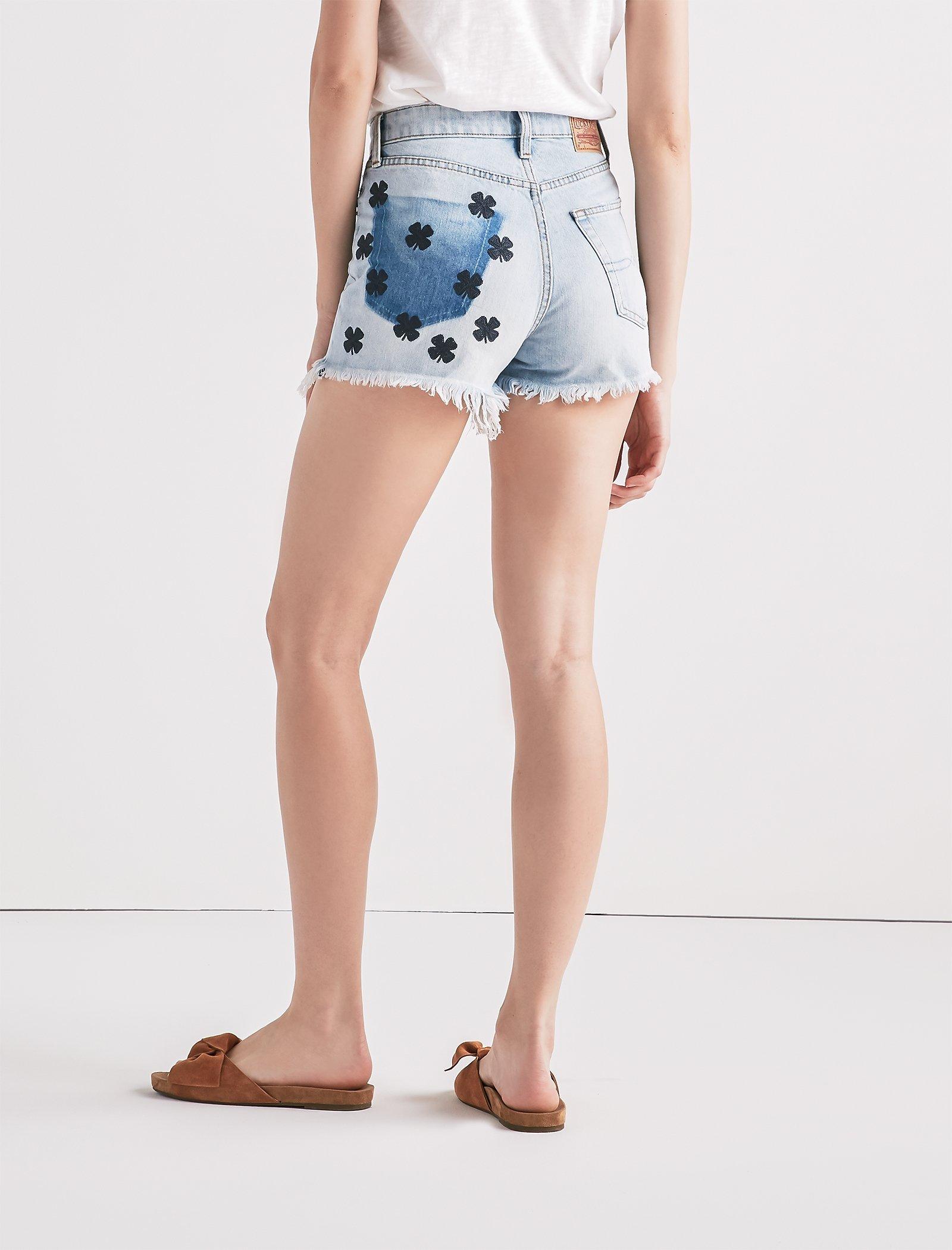 lucky brand high waisted shorts