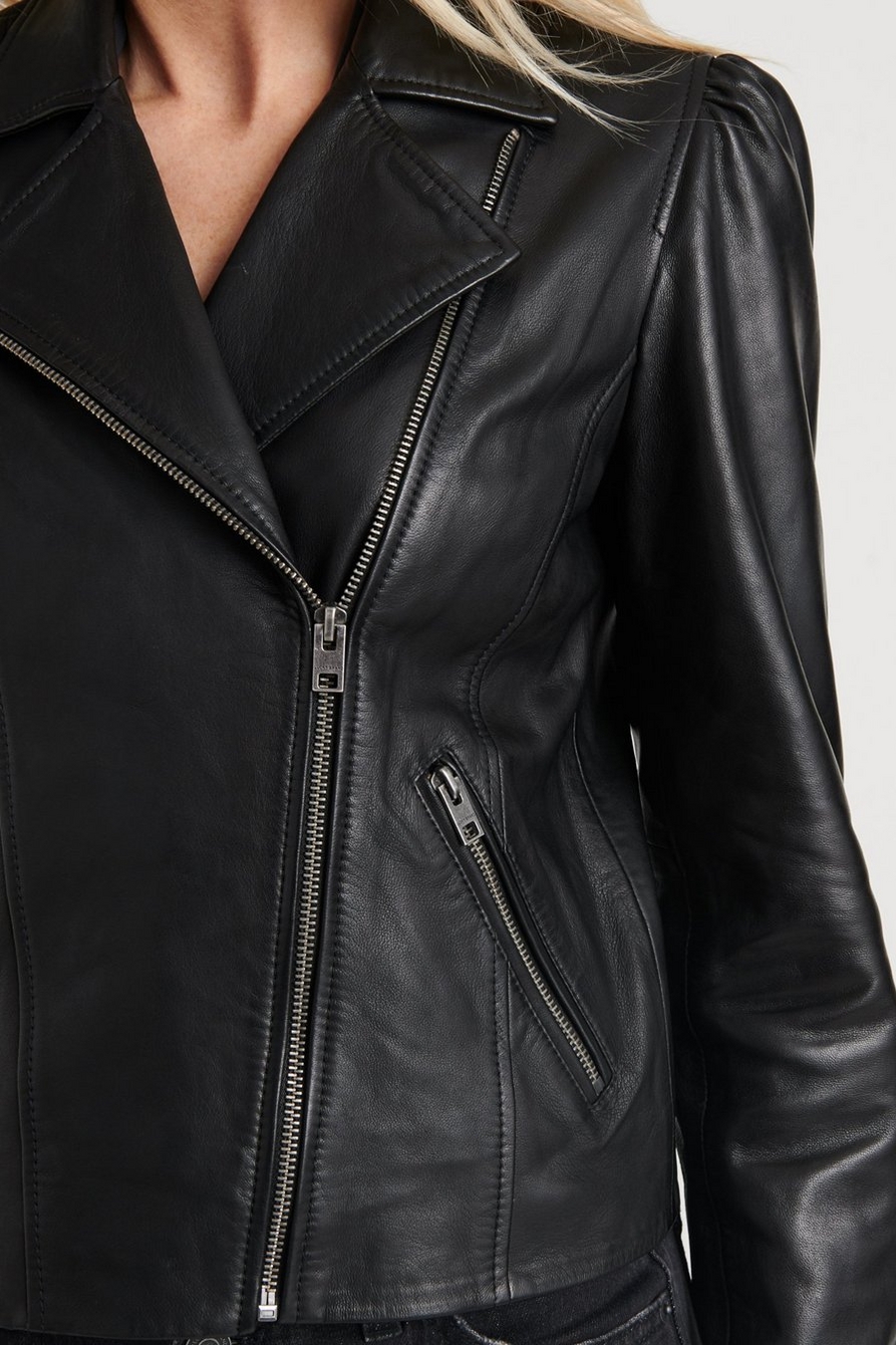 Liquid Leather Moto Jacket *Final Sale*