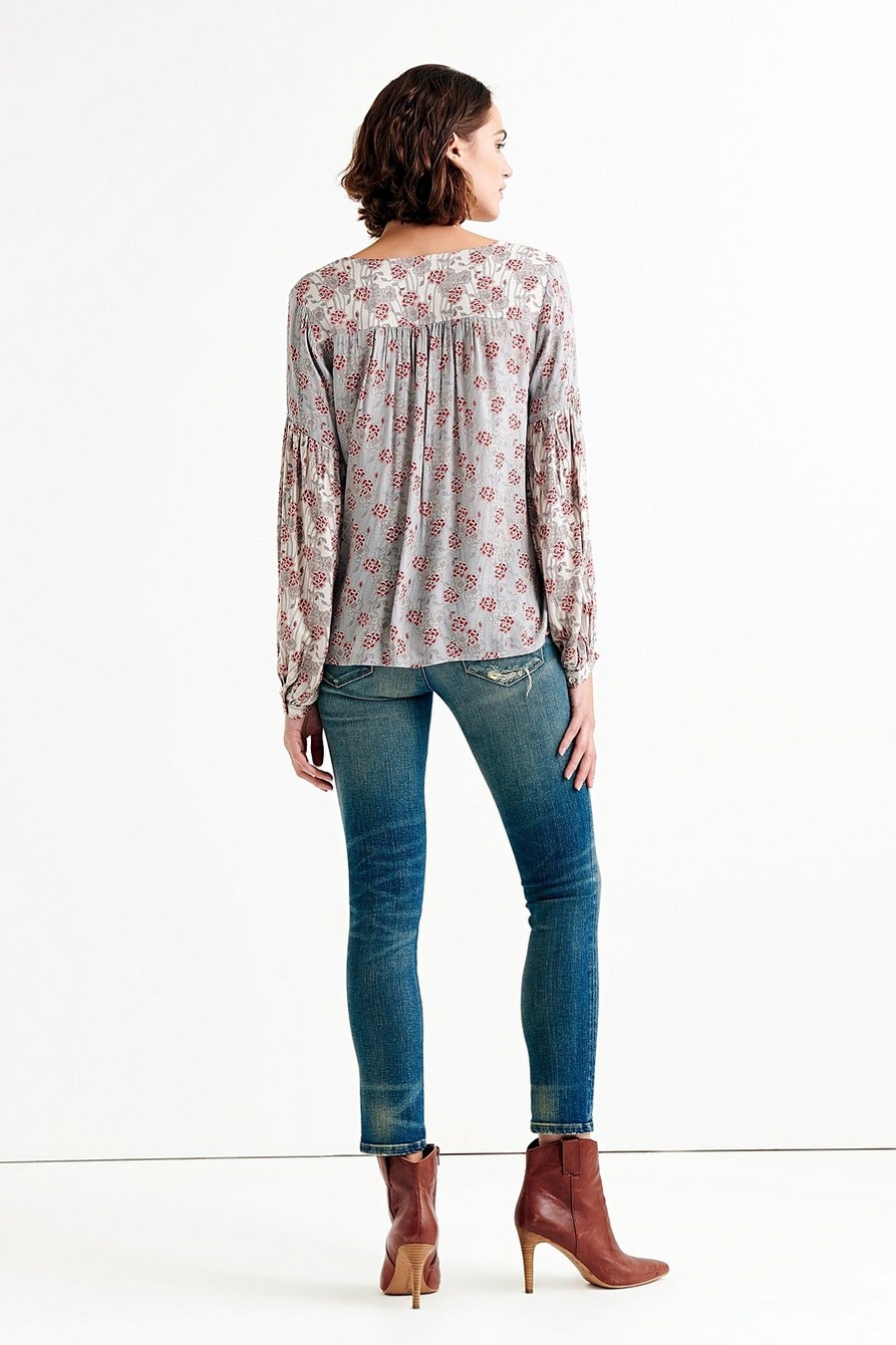 MIXED FLORAL TOP, image 3