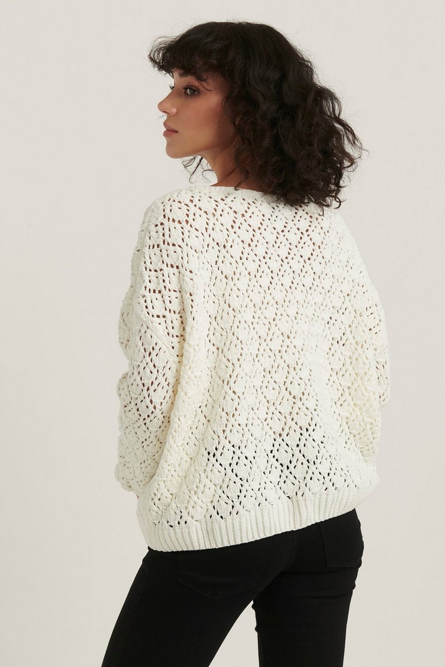POINTELLE CHENILLE PULLOVER SWEATER | Lucky Brand