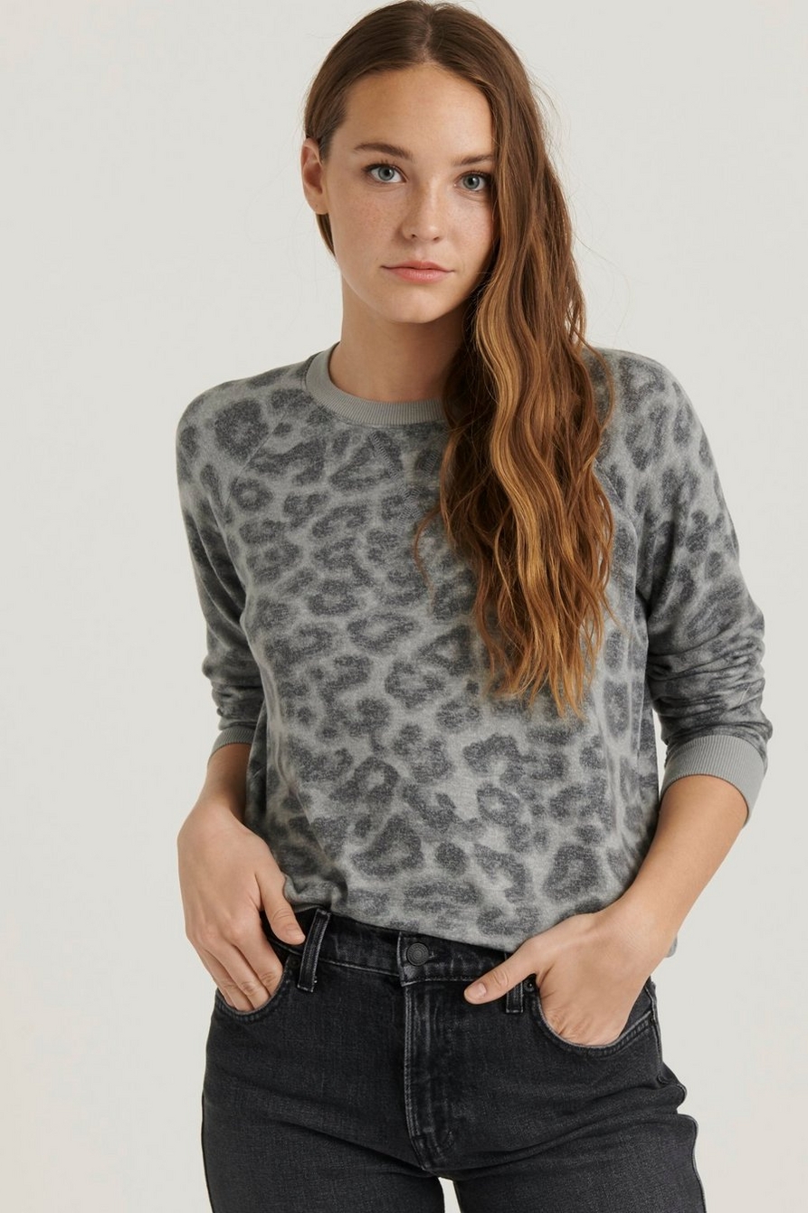 LUCKY Brand Leopard Print Knit Sweater  Knitted sweaters, Lucky brand,  Clothes design