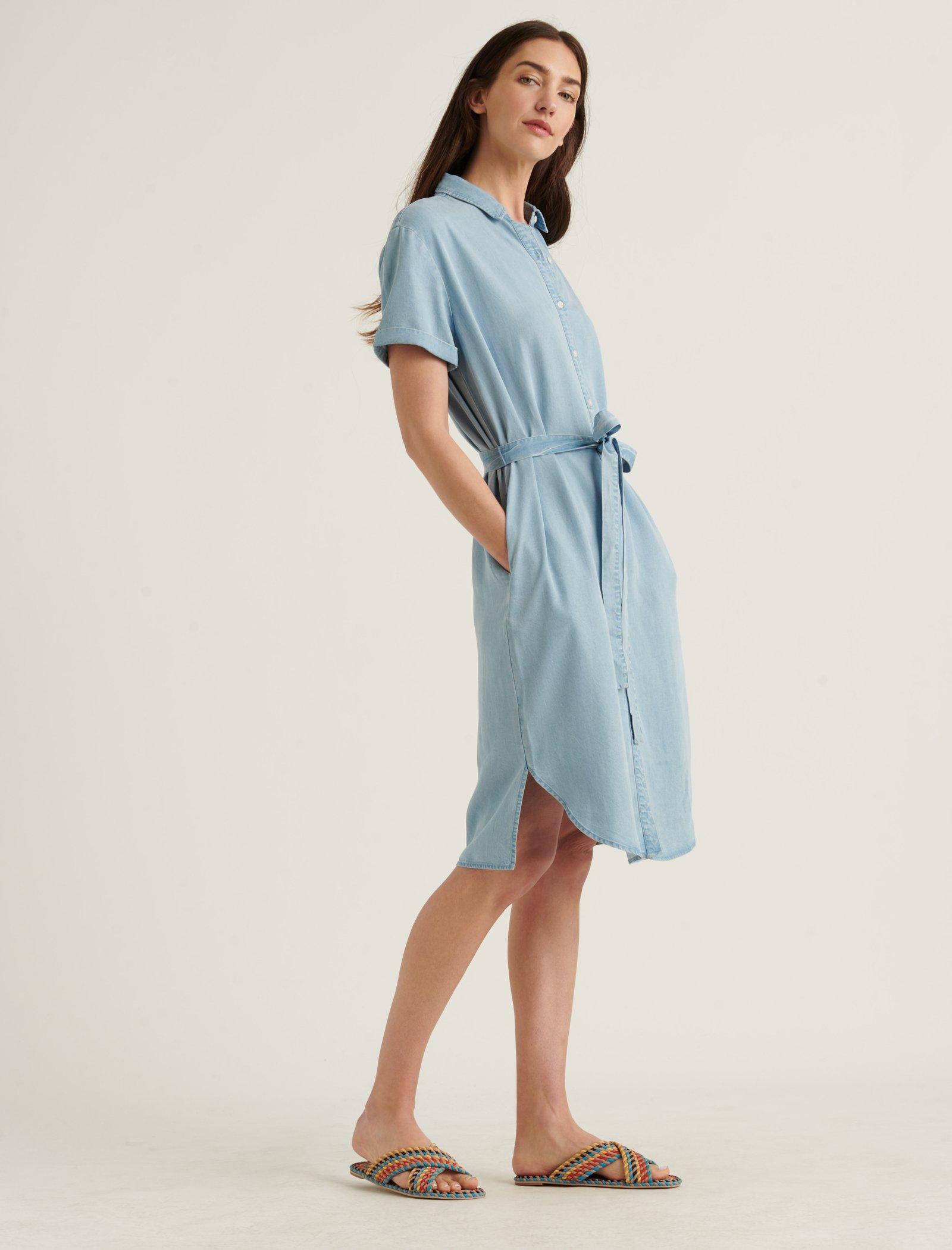 tencel shirt dress