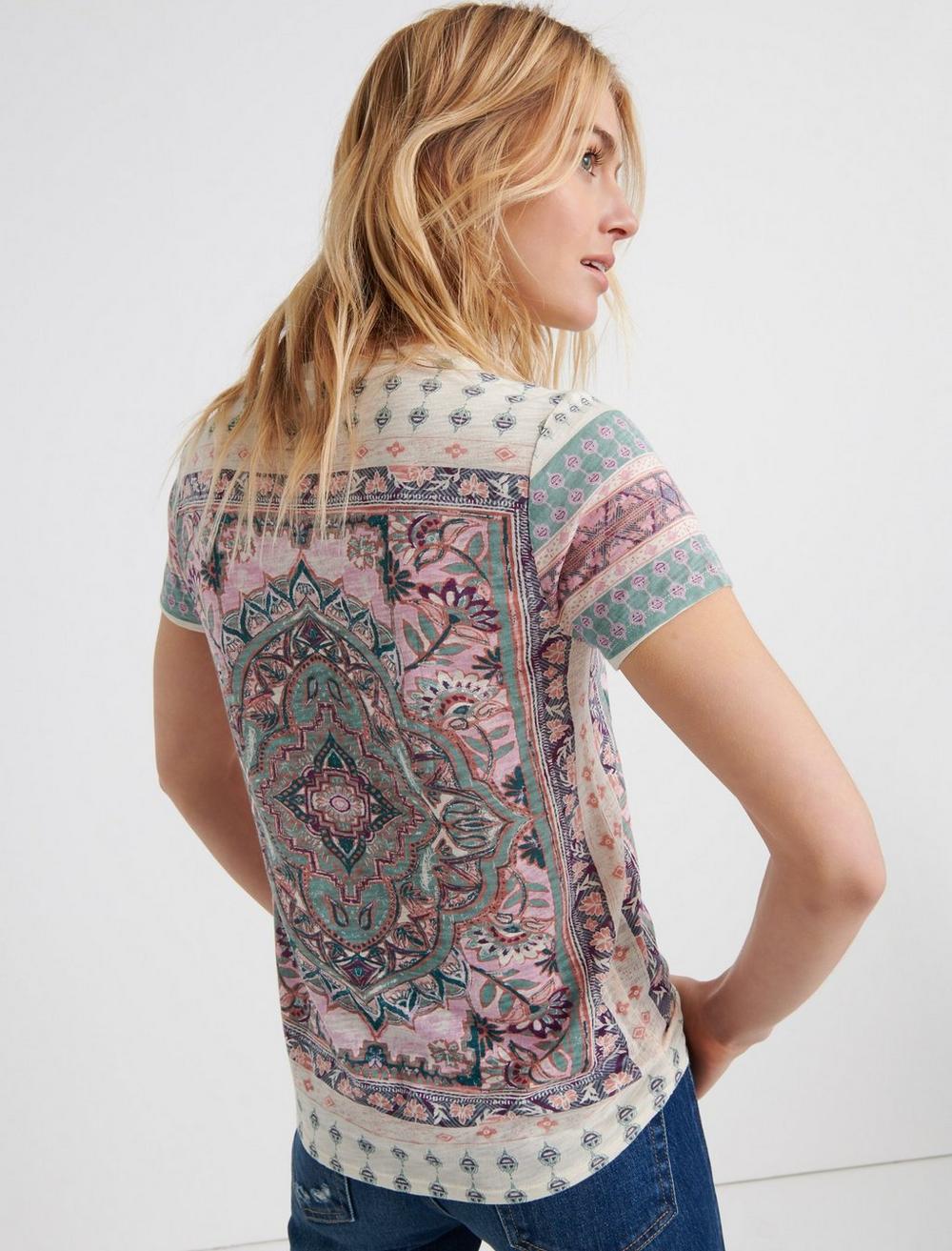 FLORAL PAISLEY ALLOVER TE, image 3