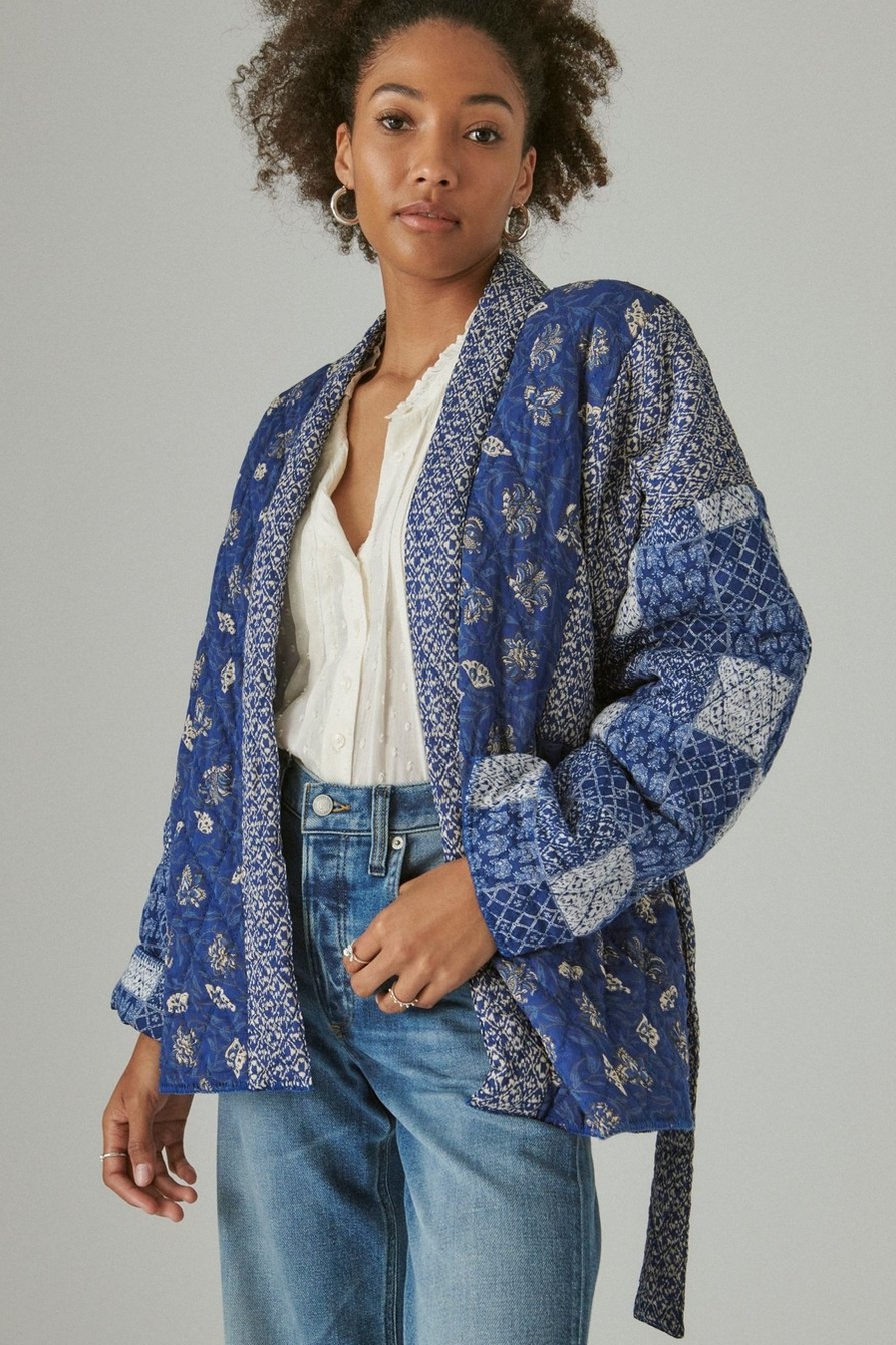 PATCHWORK QUILTED KIMONO, image 1