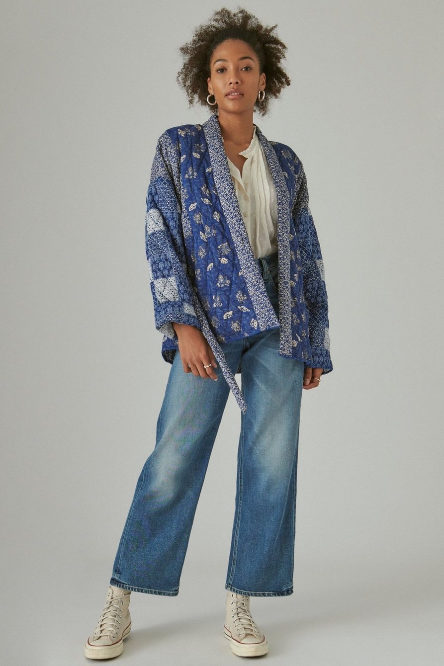 PATCHWORK QUILTED KIMONO, image 2