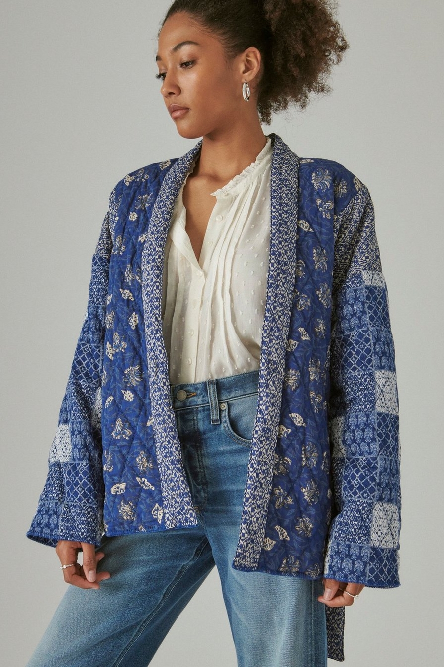 PATCHWORK QUILTED KIMONO, image 3