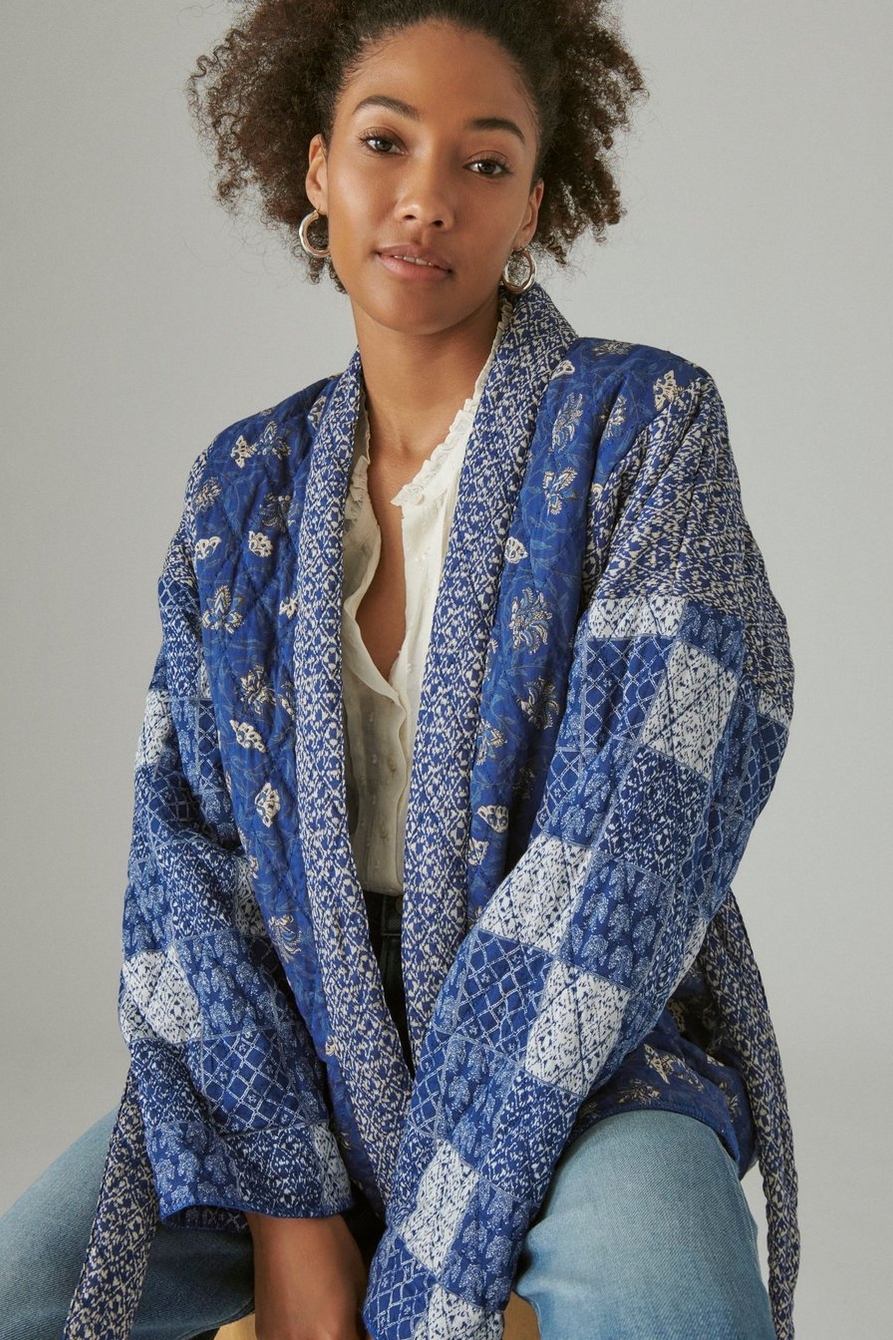 PATCHWORK QUILTED KIMONO, image 6