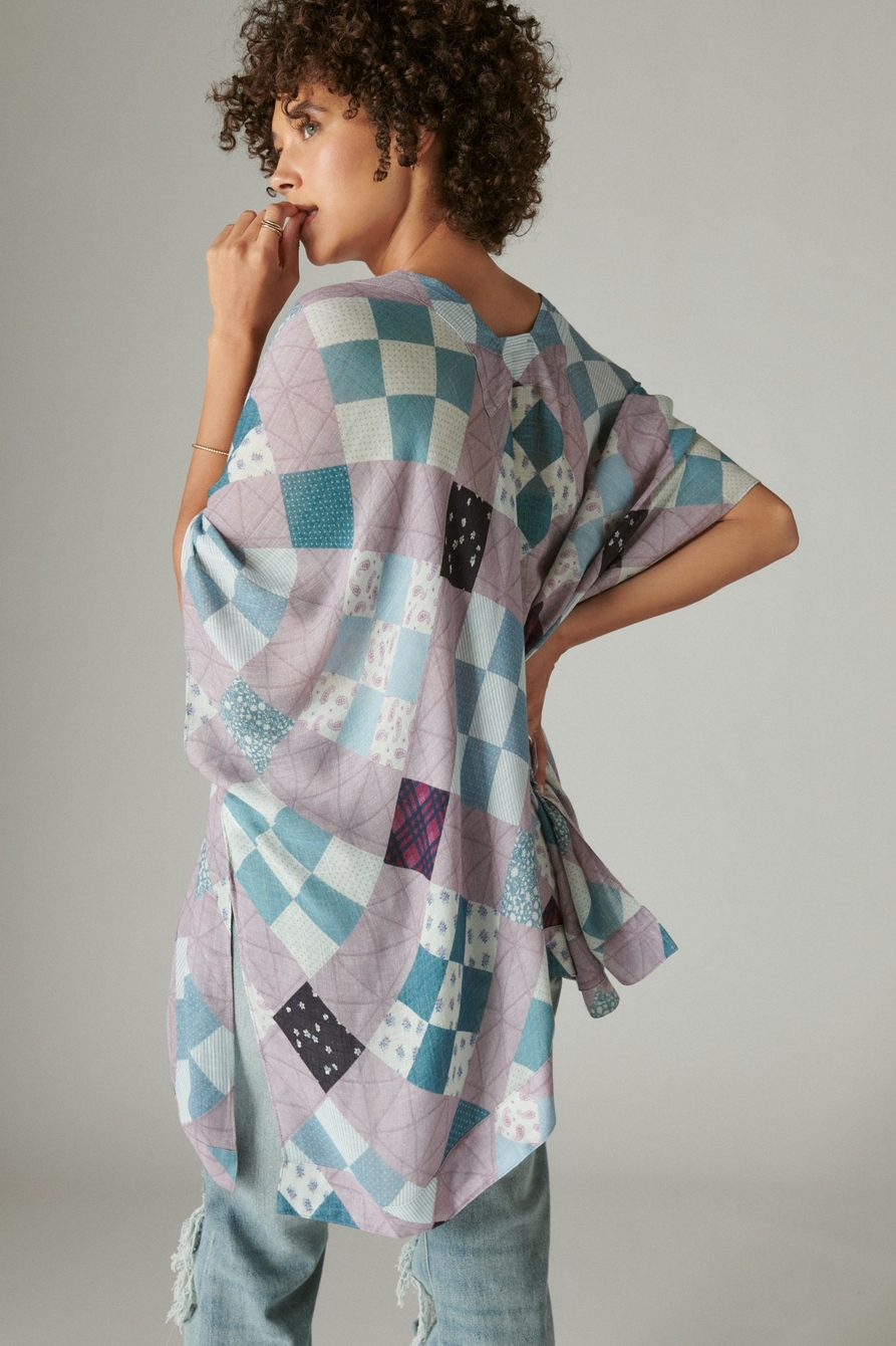 Laura Ashley Printed Patchwork Kimono, image 3