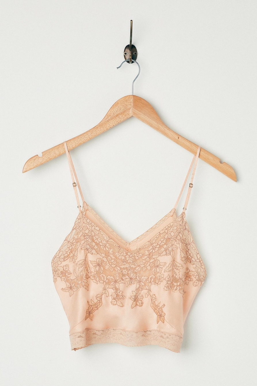 Lucky Upcycled Blush Lace Cami, image 3