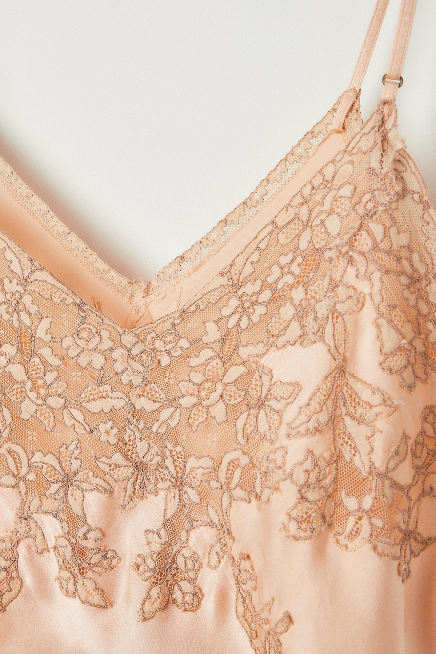 Lucky Upcycled Blush Lace Cami, image 4