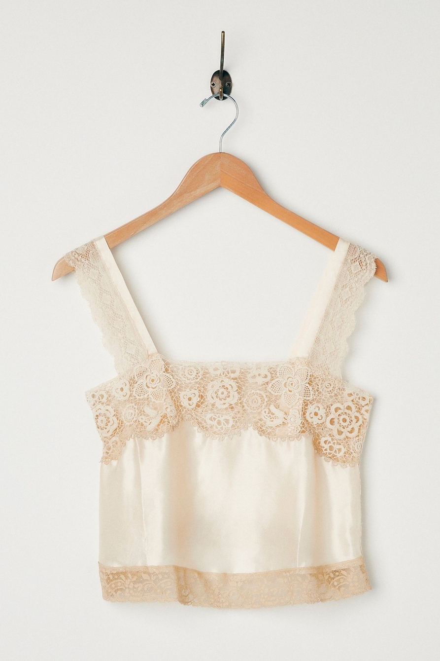 Lucky Upcycled Floral Lace Cami, image 3