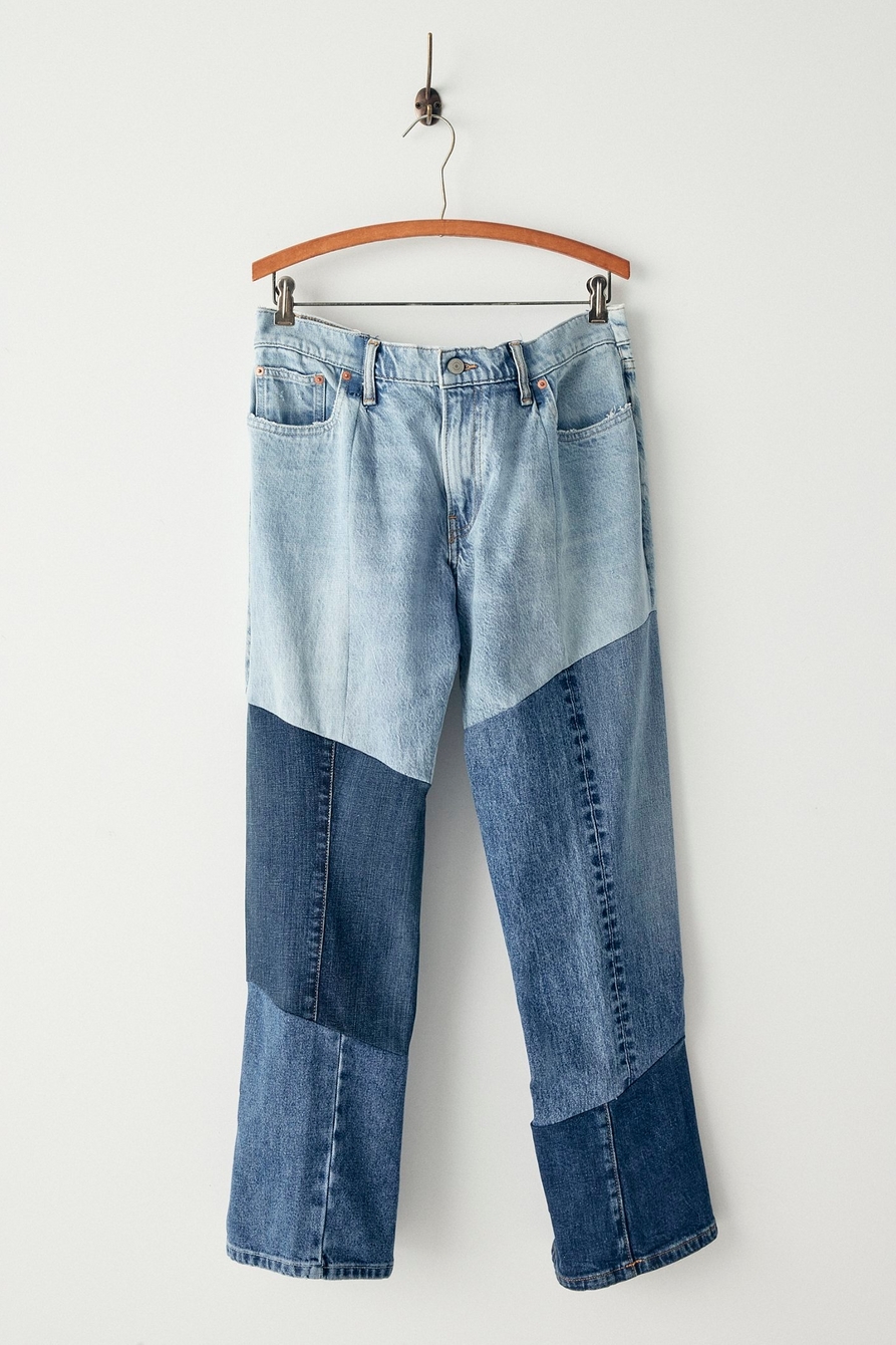 LUCKY UPCYCLED PANELED JEAN, image 1