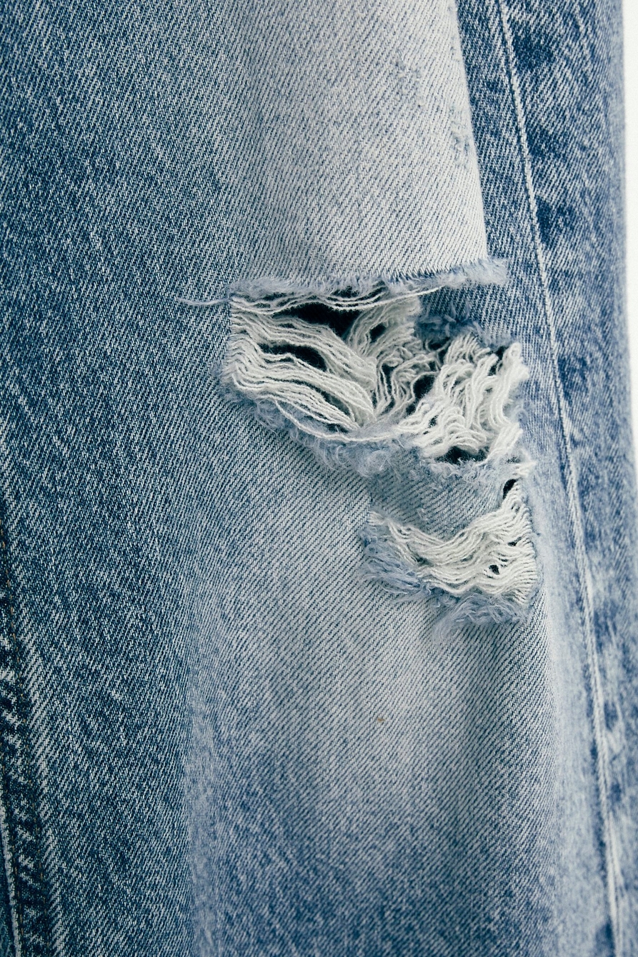 LUCKY UPCYCLED PLEATED JEAN, image 5