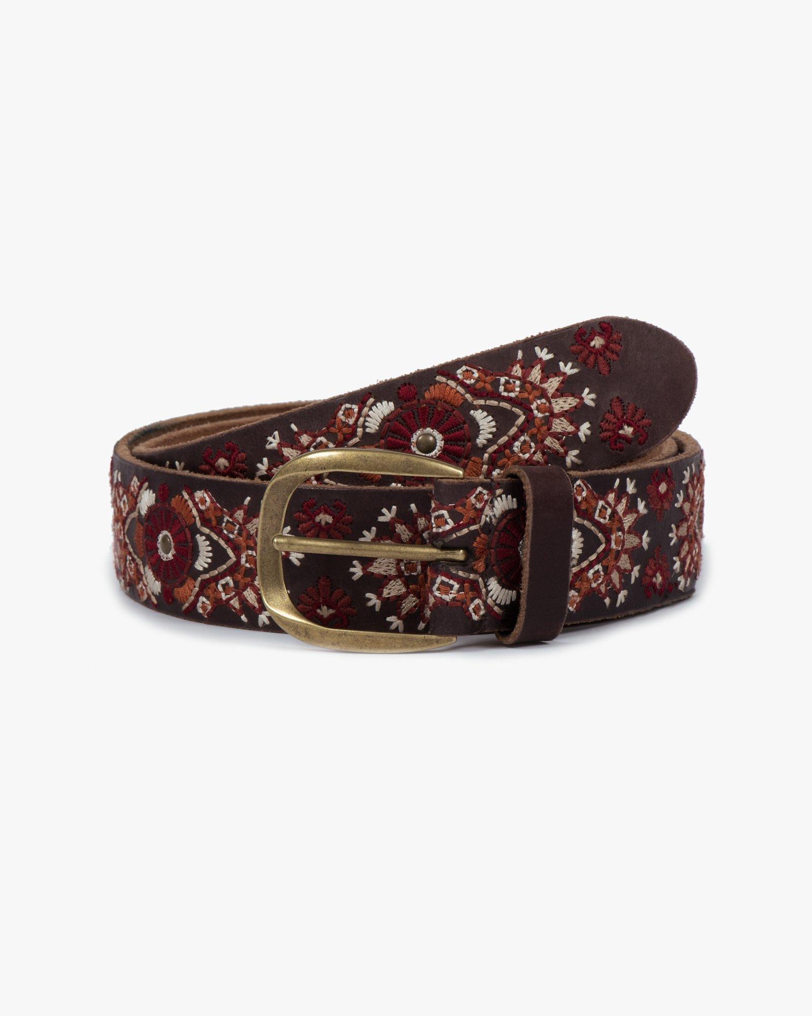 FLORAL EMBROIDERED BELT | Lucky Brand