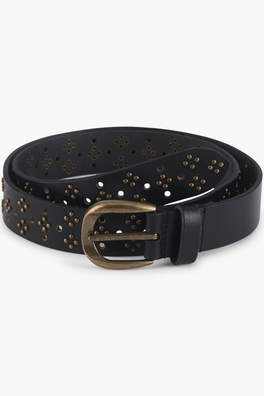 STUDDED PERFORATED BELT | Lucky Brand